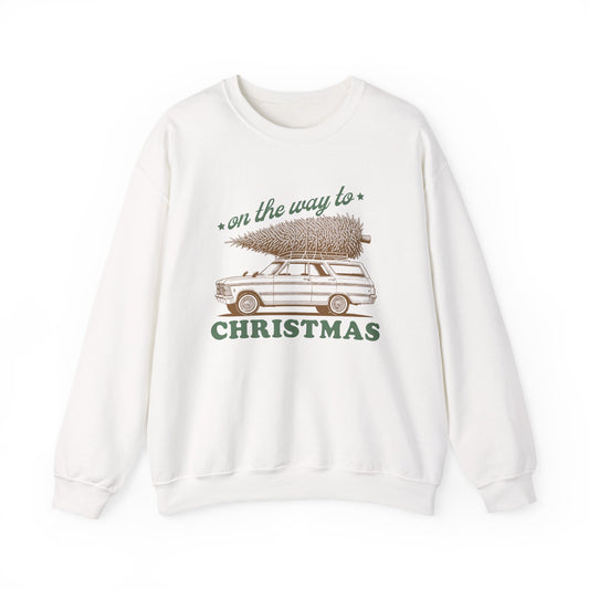 On The Way To Christmas, Xmas Sweatshirt, Family Christmas, Christmas Jolly - PopCultureByDesign36