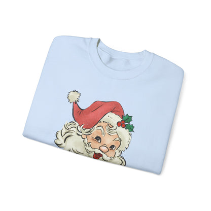 Retro Santa Sweater,Vintage Santa Christmas Sweatshirt,Retro Santa Claus Shirt - PopCultureByDesign36
