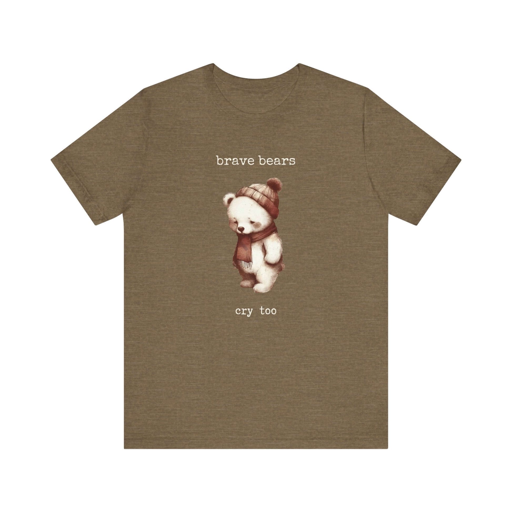 Brave Bears Cry Too Shirt, Vintage Bear Shirt, My tummy Hurts Shirt - PopCultureByDesign36