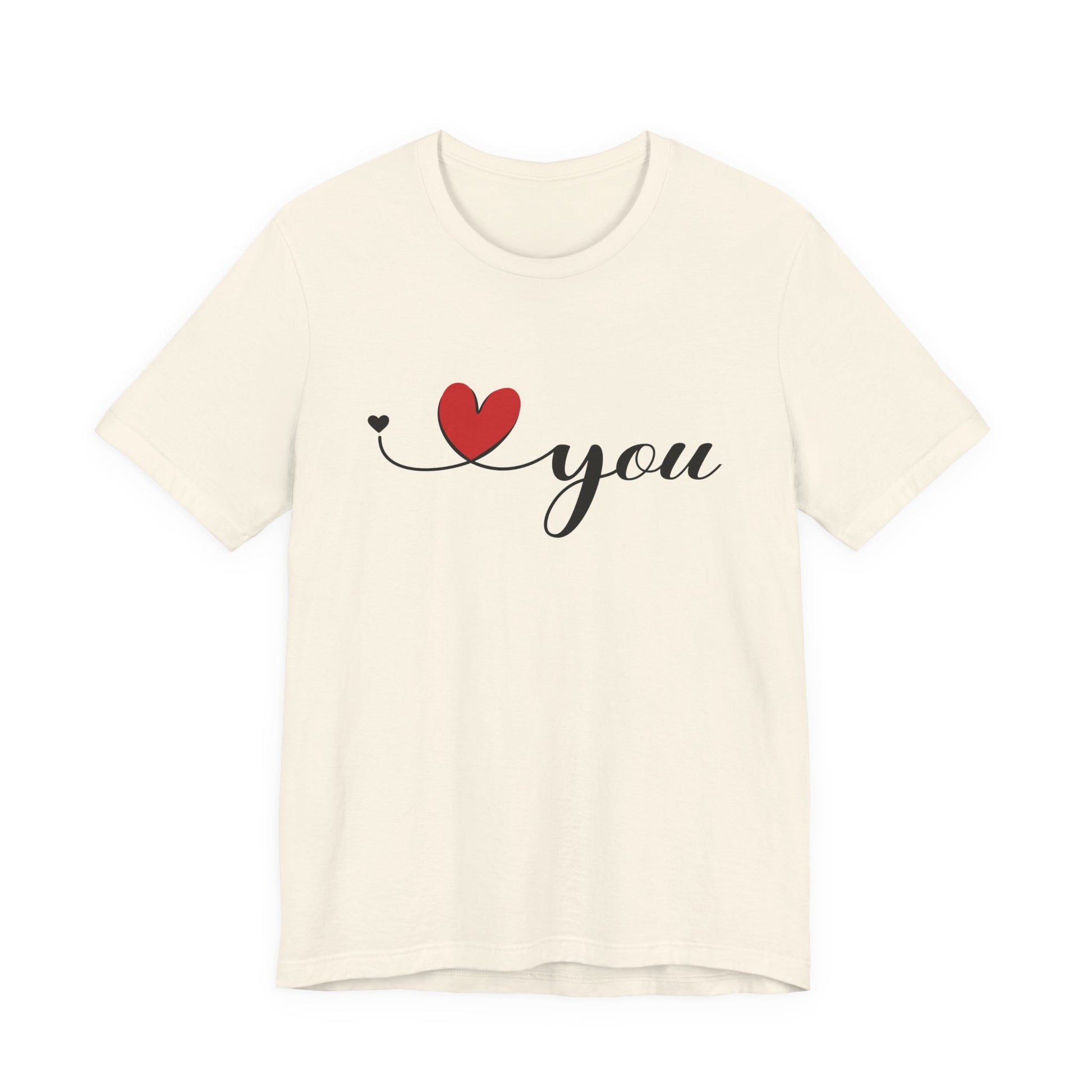 I Love You Shirt, Love Shirt, Valentines Day Shirt, I Love You Minimalist Shirt - PopCultureByDesign36
