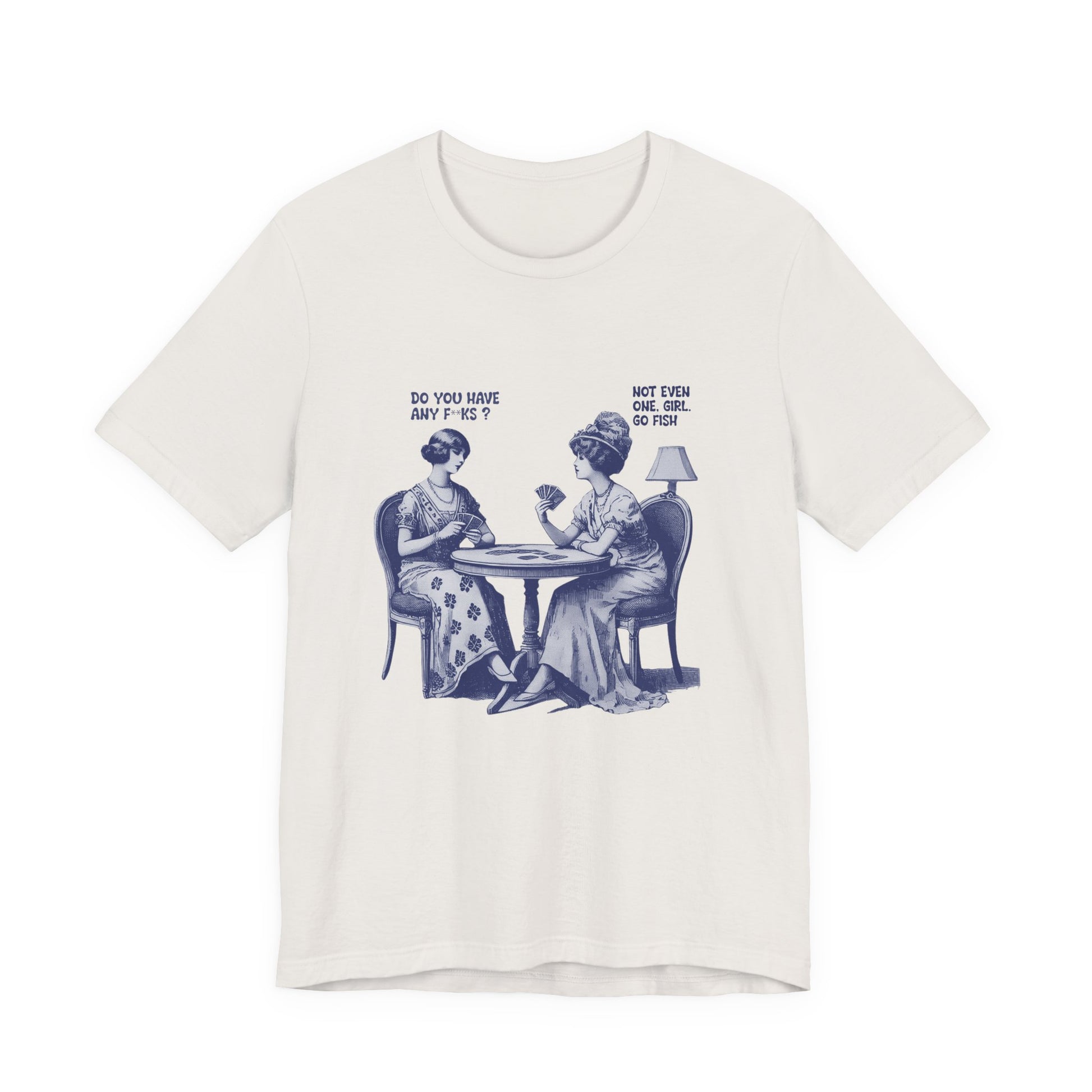 Funny Card Playing Tee, Card Playing Lovers Tee, Vintage Style Top - PopCultureByDesign36