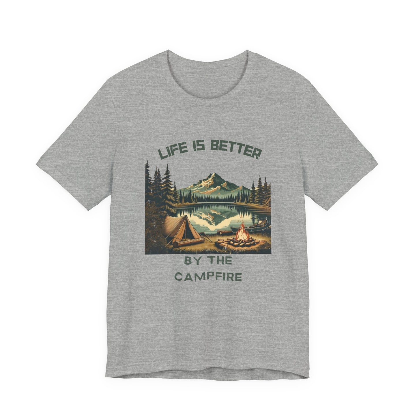 Camping by the lake, Camping shirt, Adventure shirt, Outdoor shirt - PopCultureByDesign36
