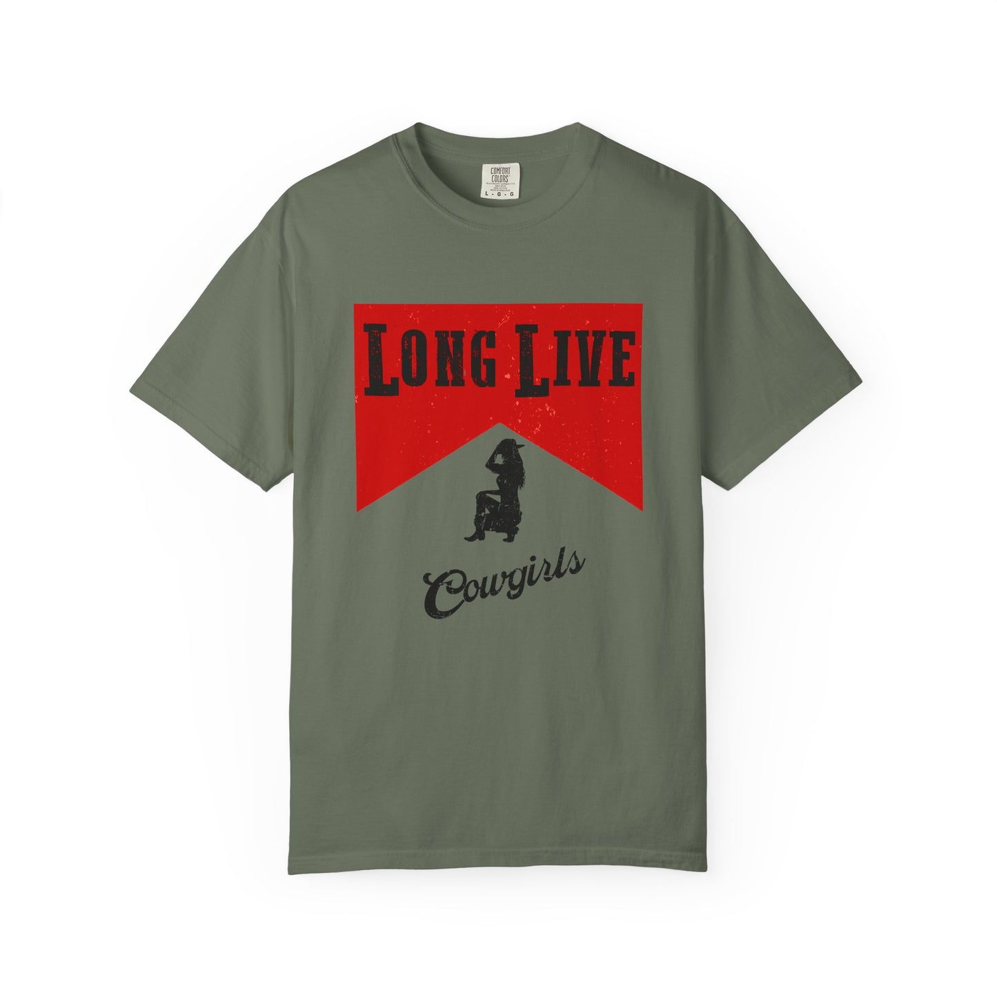 Comfort Colors Long Live Cowgirls western graphic shirt, Rodeo shirt - PopCultureByDesign36