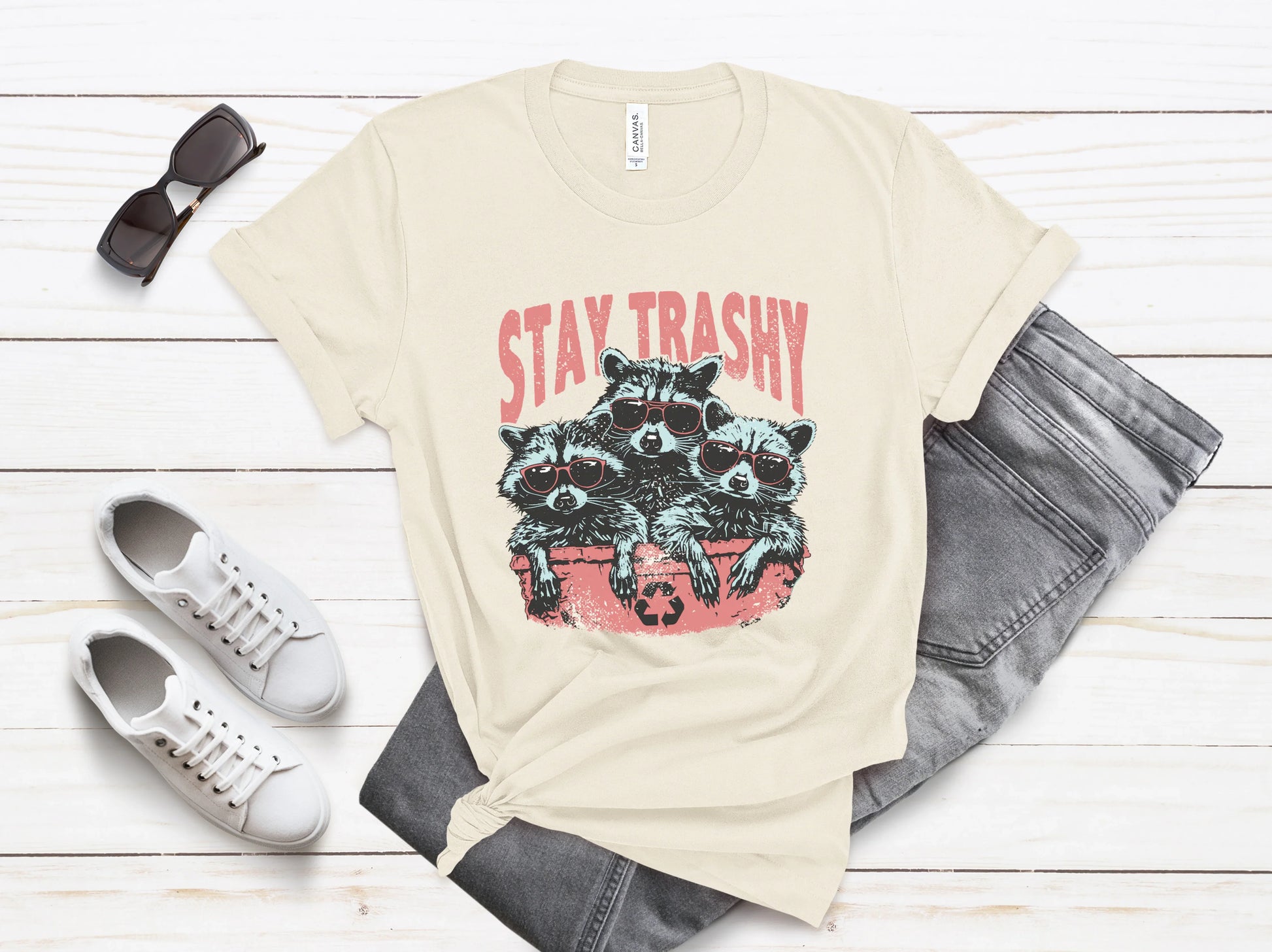 Racoon Shirt, Meme Graphic T-Shirt, Raccoon Lover Gift - PopCultureByDesign36