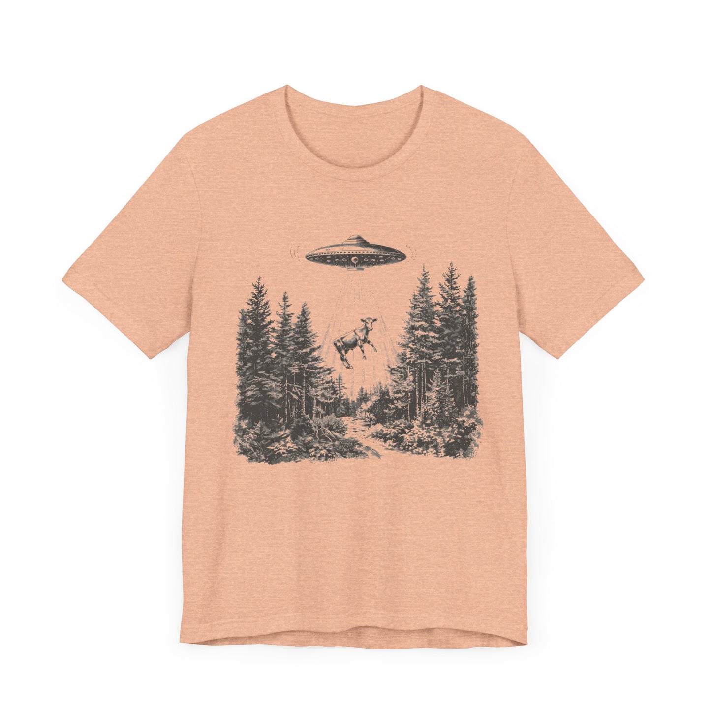 Ufo Cow Shirt, Retro T-Shirt, Vintage Cow Ufo TShirt, Ufo Graphic Tee - PopCultureByDesign36