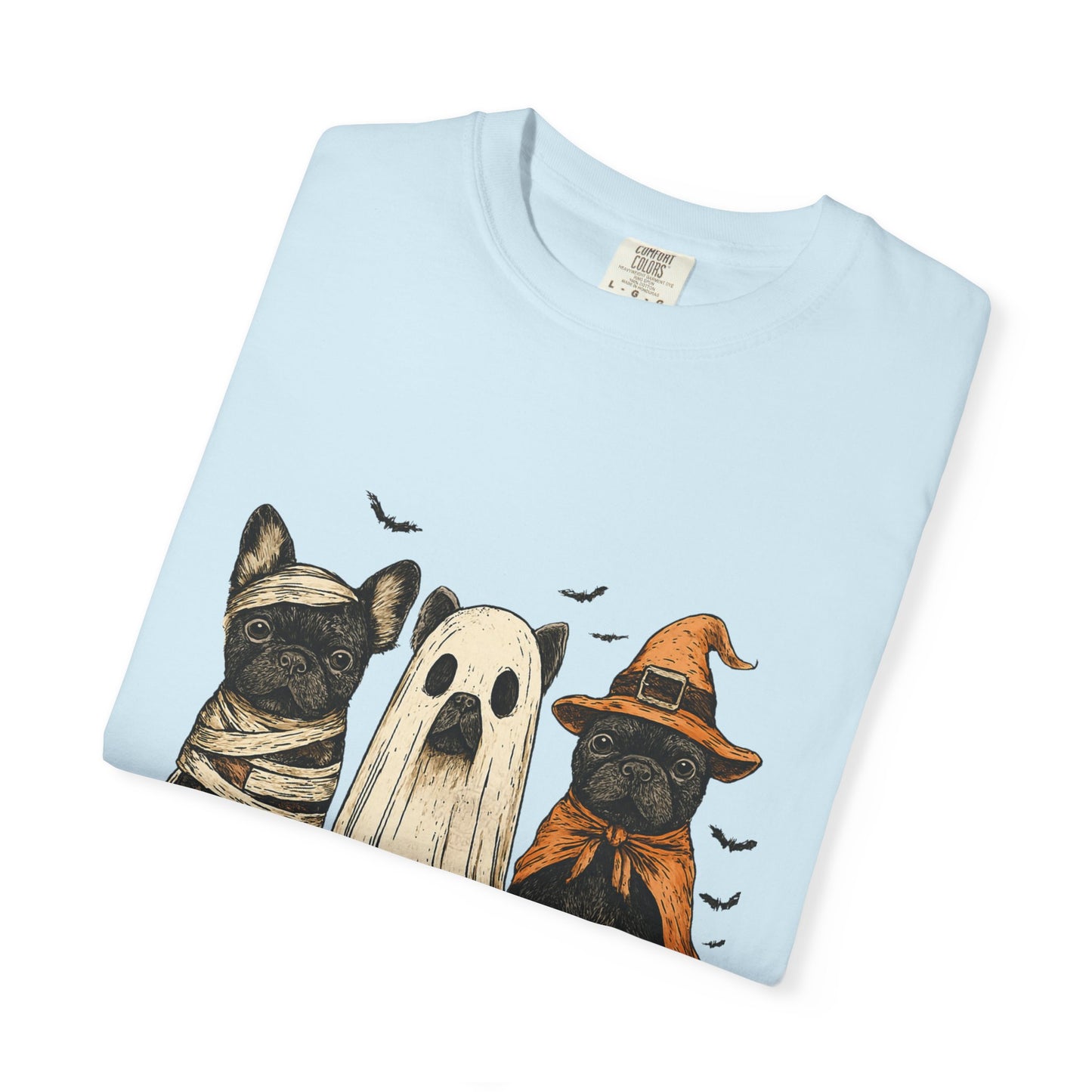 French Puppies Halloween T-shirt, Cute Frenchie Halloween, Dog Lover Shirt - PopCultureByDesign36
