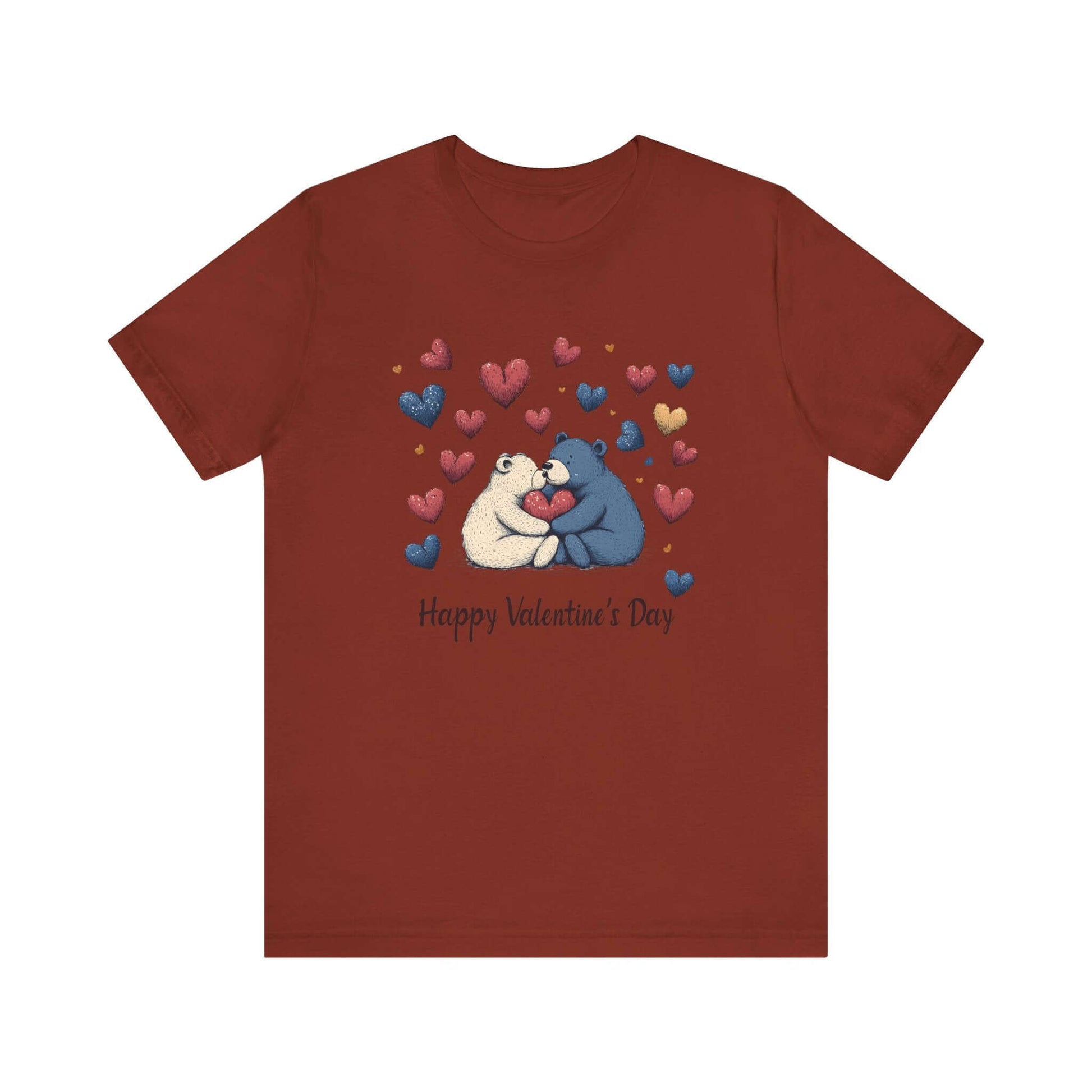 Bear Valentine Shirt, Cute Bear Shirt, Teddy Bear Shirt, Heart Valentine Shirt - PopCultureByDesign36
