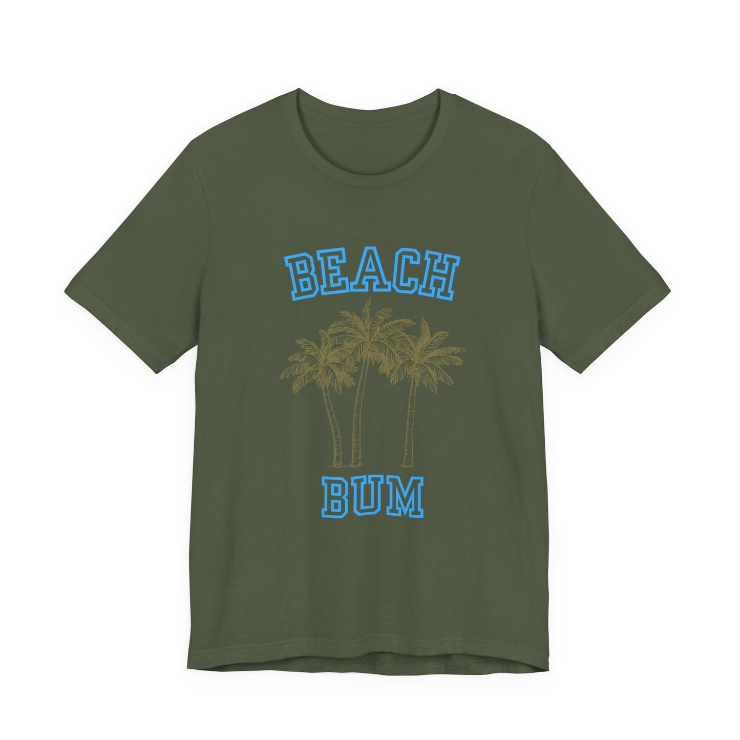 Beach Bum Palm Tree Shirt, Tropical Island Vacation Clothing, Palm Tree Lover Gift - PopCultureByDesign36