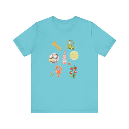 Italia Shirt, Coastal Grandma, Italian Summer Meal Tee - PopCultureByDesign36