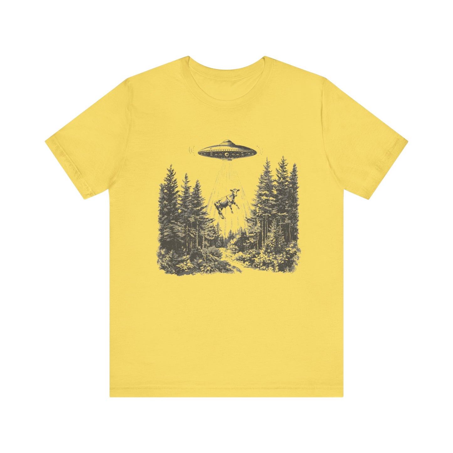 Ufo Cow Shirt, Retro T-Shirt, Vintage Cow Ufo TShirt, Ufo Graphic Tee - PopCultureByDesign36