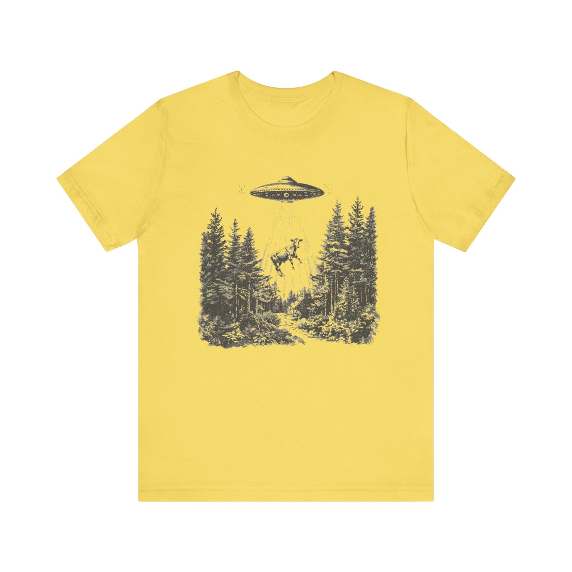 Ufo Cow Shirt, Retro T-Shirt, Vintage Cow Ufo TShirt, Ufo Graphic Tee - PopCultureByDesign36