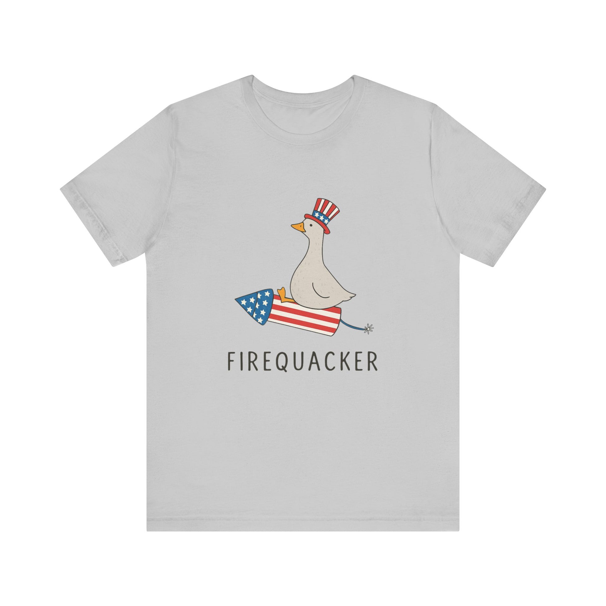 Firequacker Shirt, Funny Fourth Of July Shirt, Funny Goose Shirt - PopCultureByDesign36