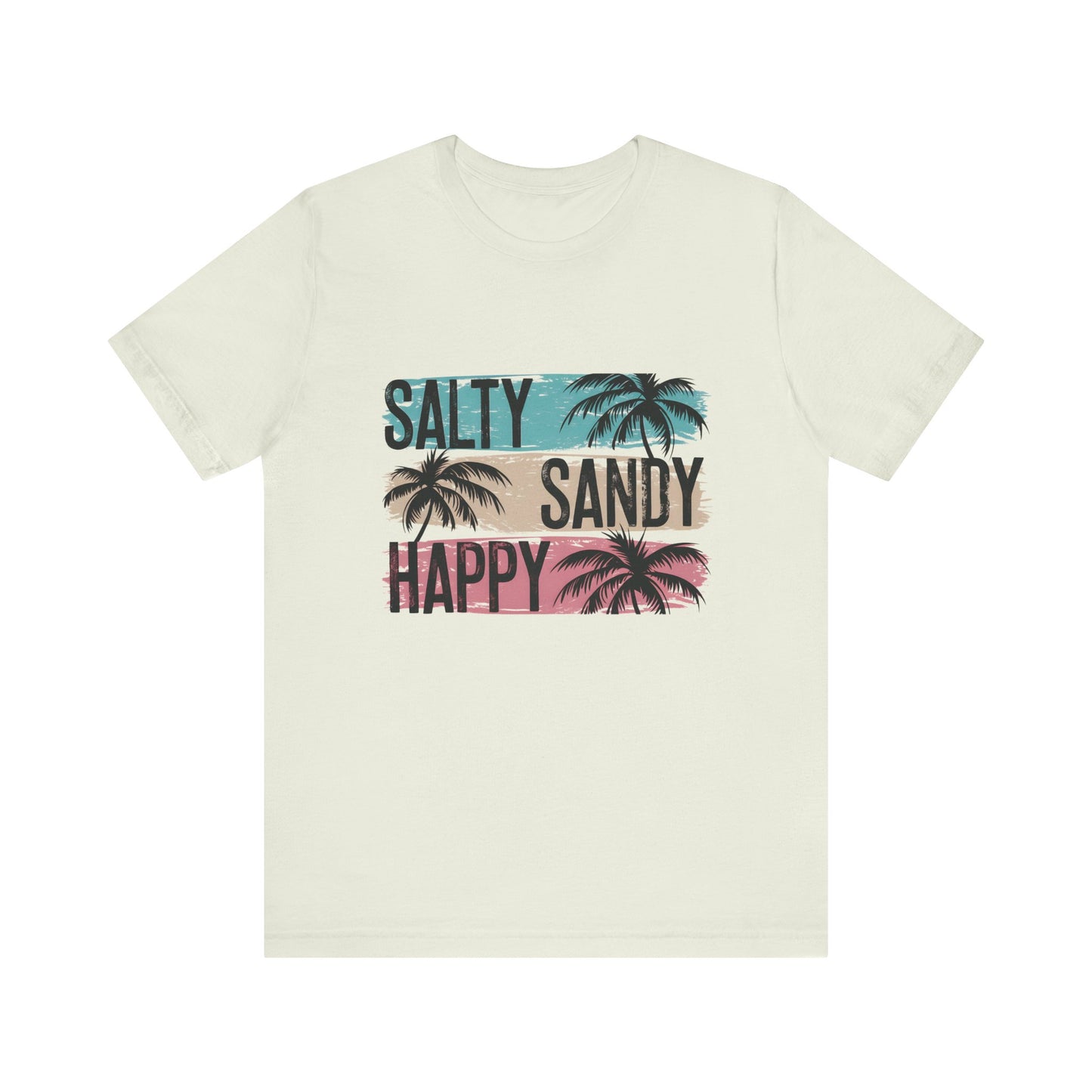 Salty Sandy Happy T-Shirt, Sandy Toes Salty Breeze Tee - PopCultureByDesign36
