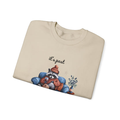 Funny Raccoon Sweatshirt, Cute Christmas Raccoon Sweatshirt, Christmas Sweatshirt - PopCultureByDesign36