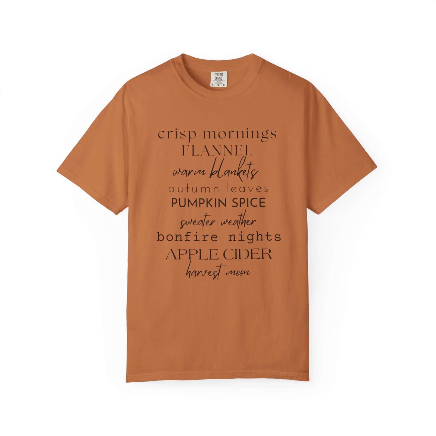 Cute Fall Comfort Colors® Shirt, Hello Fall Shirt, Fall Definition Shirt - PopCultureByDesign36