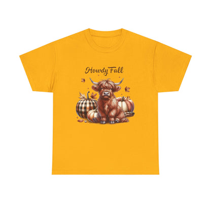 Howdy Fall, Moody shirt, Funny Cow shirt, Cow Shirt - PopCultureByDesign36