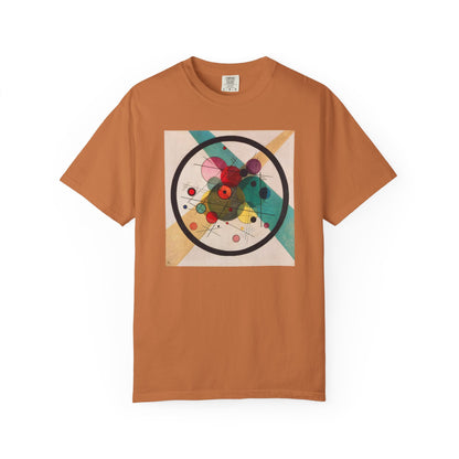 Abstract Art Tshirt, Circles in a Circle, Wassily Kandinsky,Kandinsky Art - PopCultureByDesign36