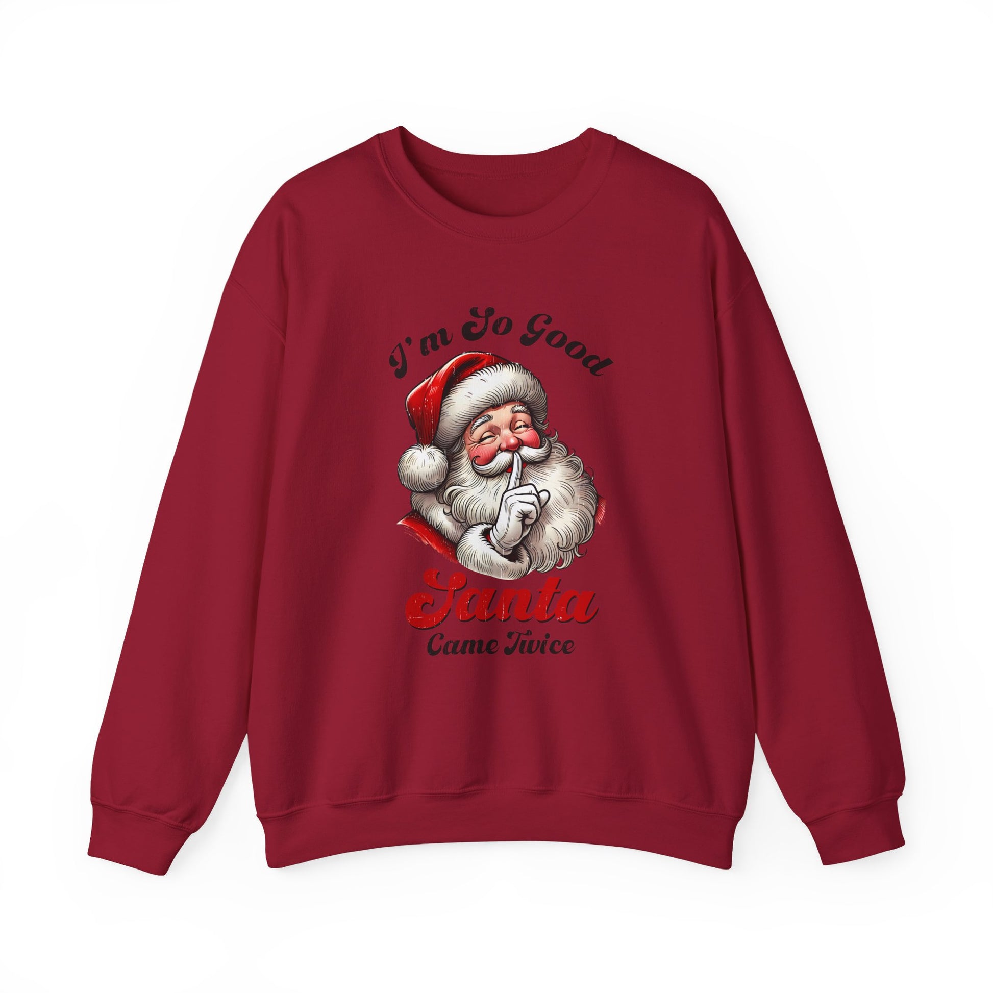 Funny Santa Sweatshirt, Women Ugly Christmas Sweatshirt, Holiday Sweatshirt - PopCultureByDesign36