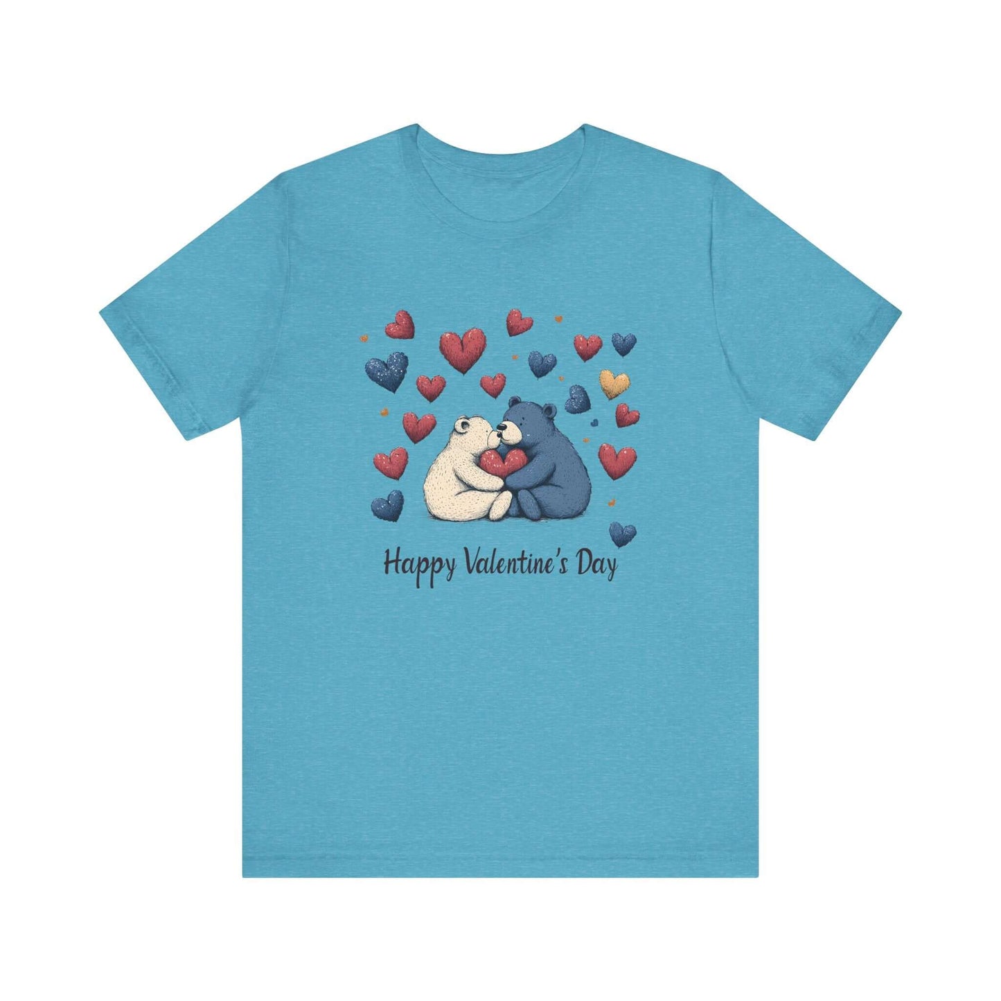 Bear Valentine Shirt, Cute Bear Shirt, Teddy Bear Shirt, Heart Valentine Shirt - PopCultureByDesign36