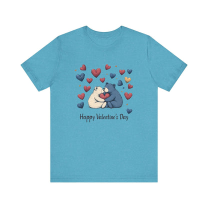 Bear Valentine Shirt, Cute Bear Shirt, Teddy Bear Shirt, Heart Valentine Shirt - PopCultureByDesign36