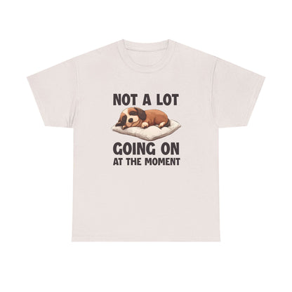 Cute Puppy Sleeping, Dog Lover Animal Tshirt, Tired Puppy, Lazy Dog Shirt - PopCultureByDesign36