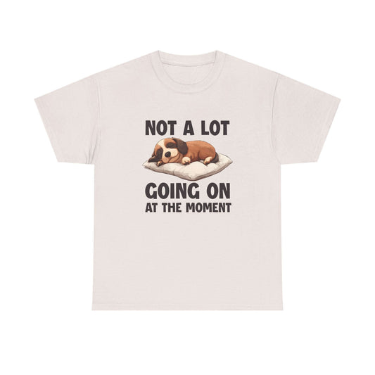 Cute Puppy Sleeping, Dog Lover Animal Tshirt, Tired Puppy, Lazy Dog Shirt - PopCultureByDesign36