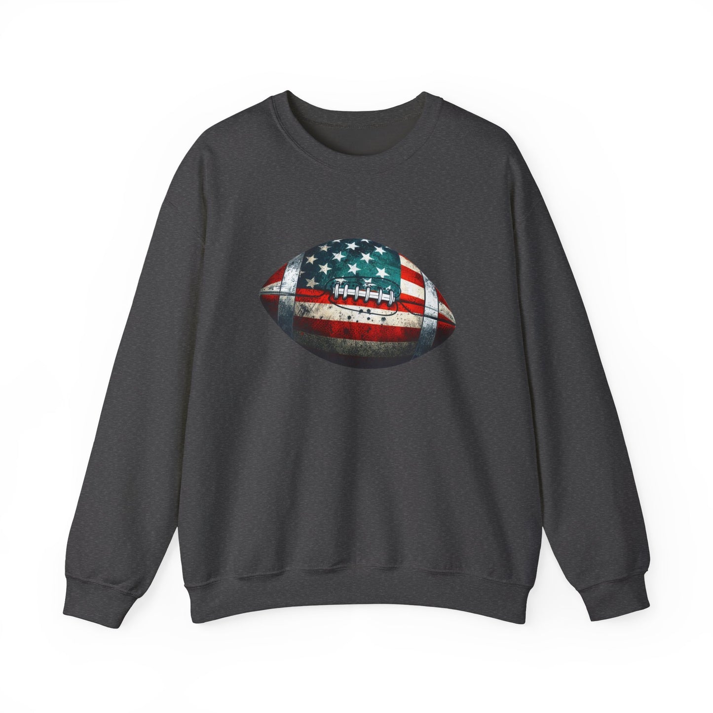 Patriotic Football Sweatshirt, Football Mom, Gameday Sweatshirt - PopCultureByDesign36