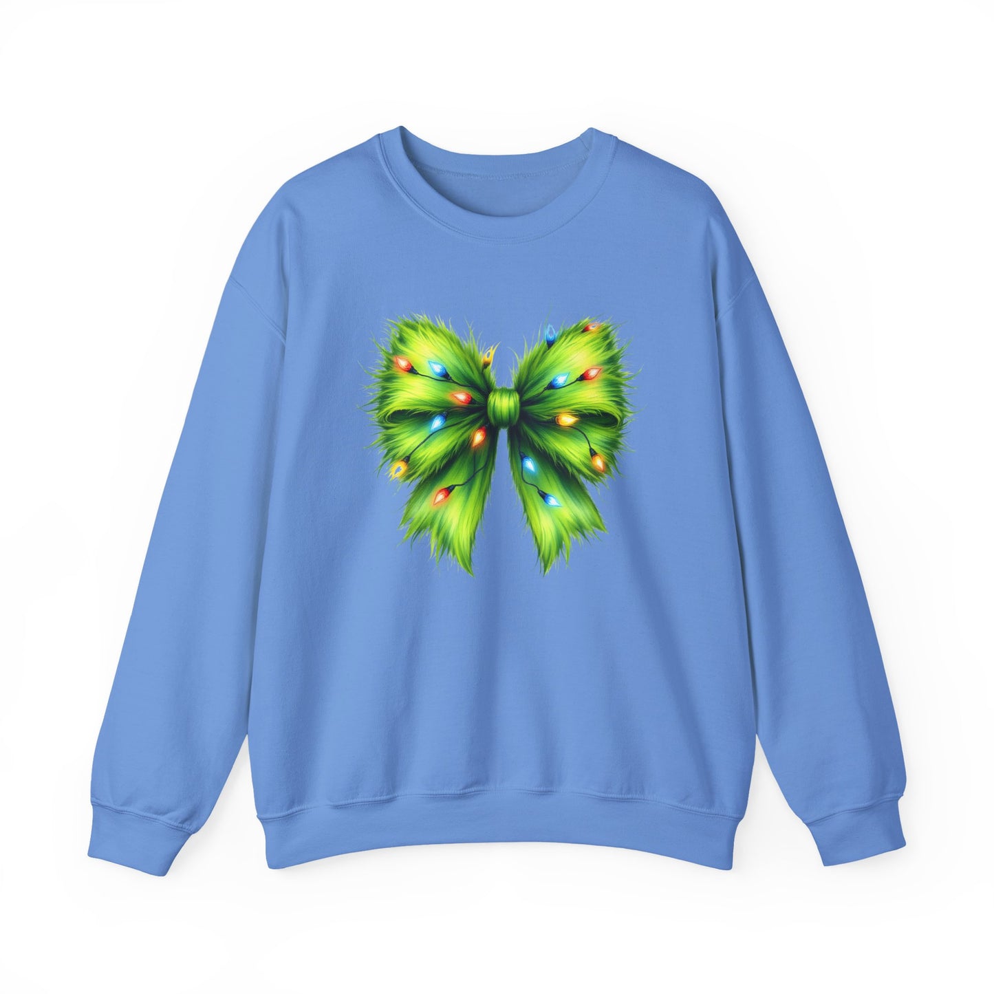 Christmas Bow Sweatshirt, Funny Holiday Sweatshirt, Coquette Christmas Bow - PopCultureByDesign36