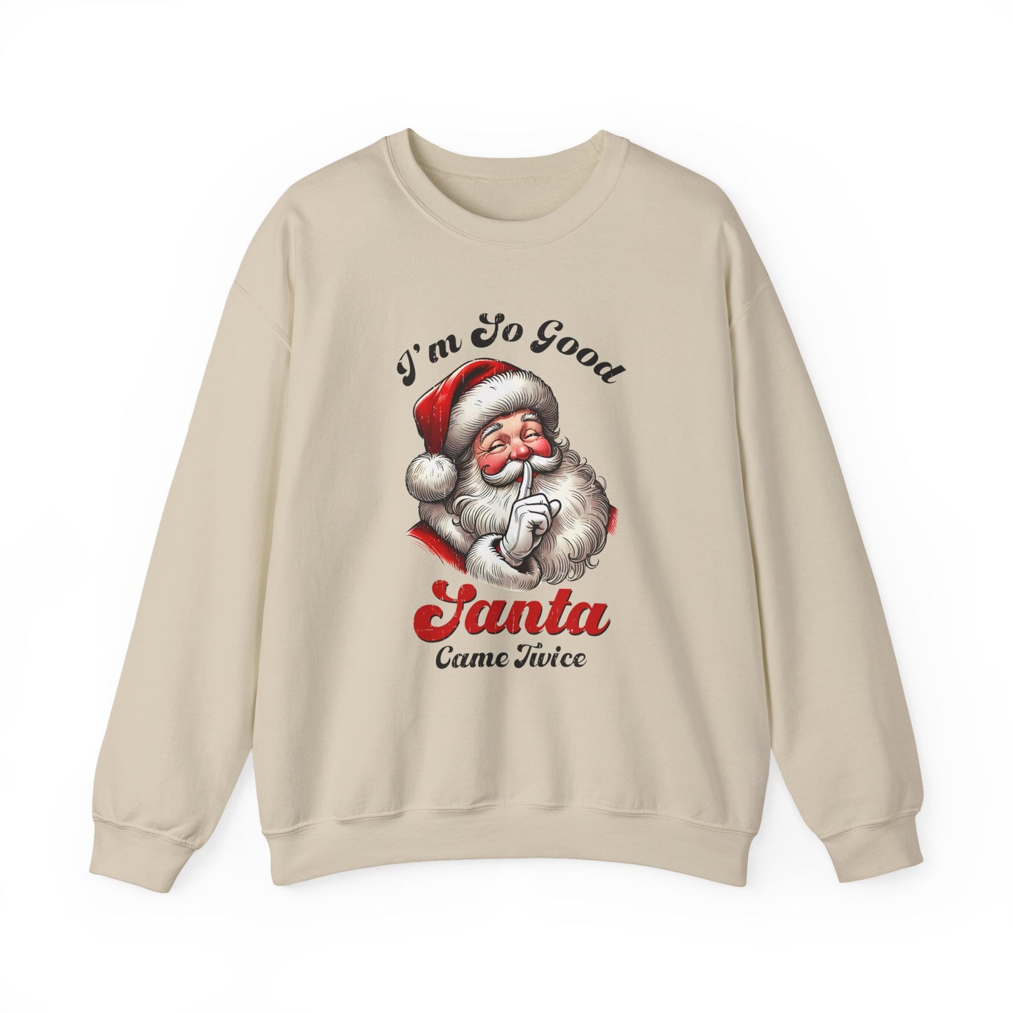 Funny Santa Sweatshirt, Women Ugly Christmas Sweatshirt, Holiday Sweatshirt - PopCultureByDesign36