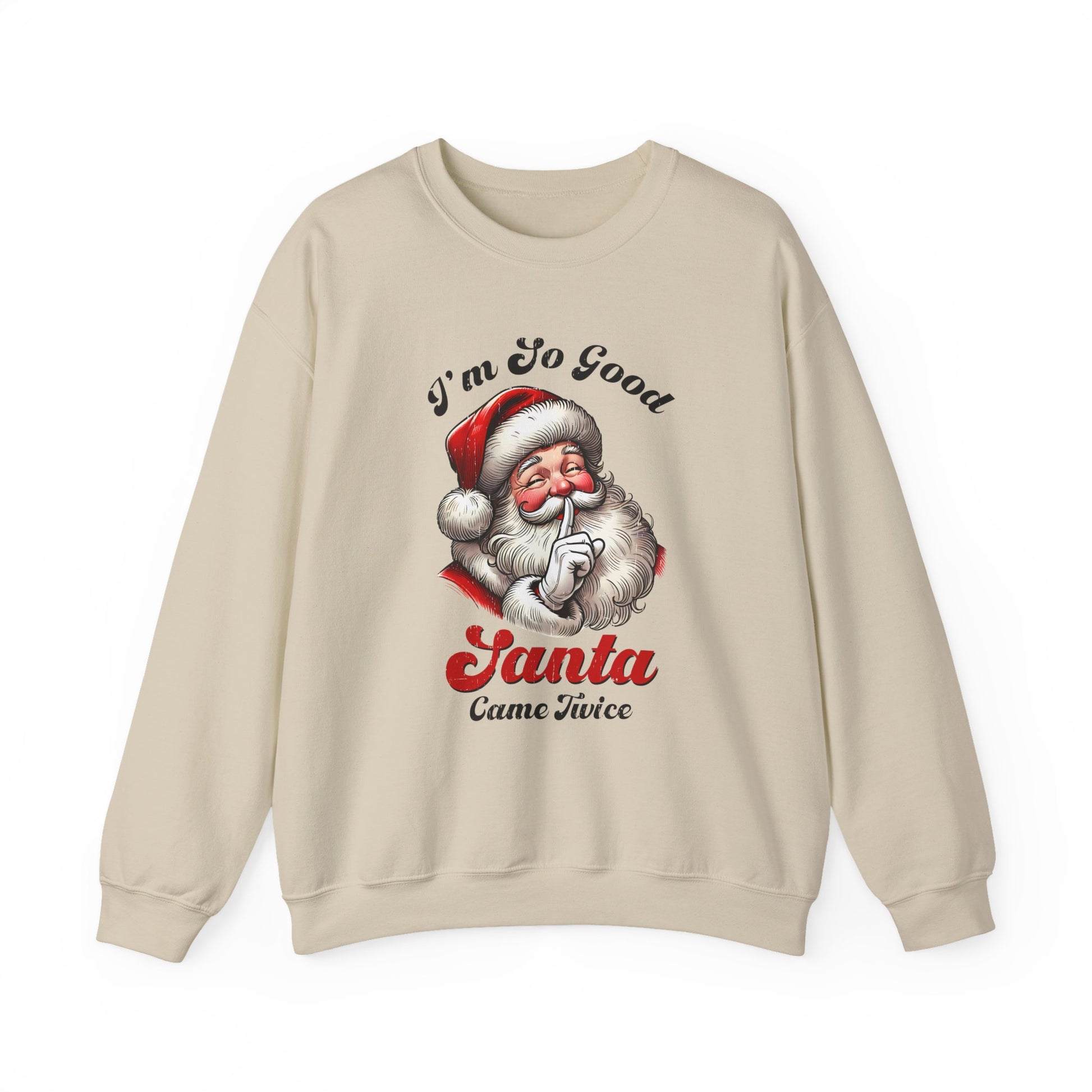 Funny Santa Sweatshirt, Women Ugly Christmas Sweatshirt, Holiday Sweatshirt - PopCultureByDesign36