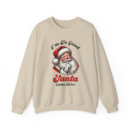 Funny Santa Sweatshirt, Women Ugly Christmas Sweatshirt, Holiday Sweatshirt - PopCultureByDesign36