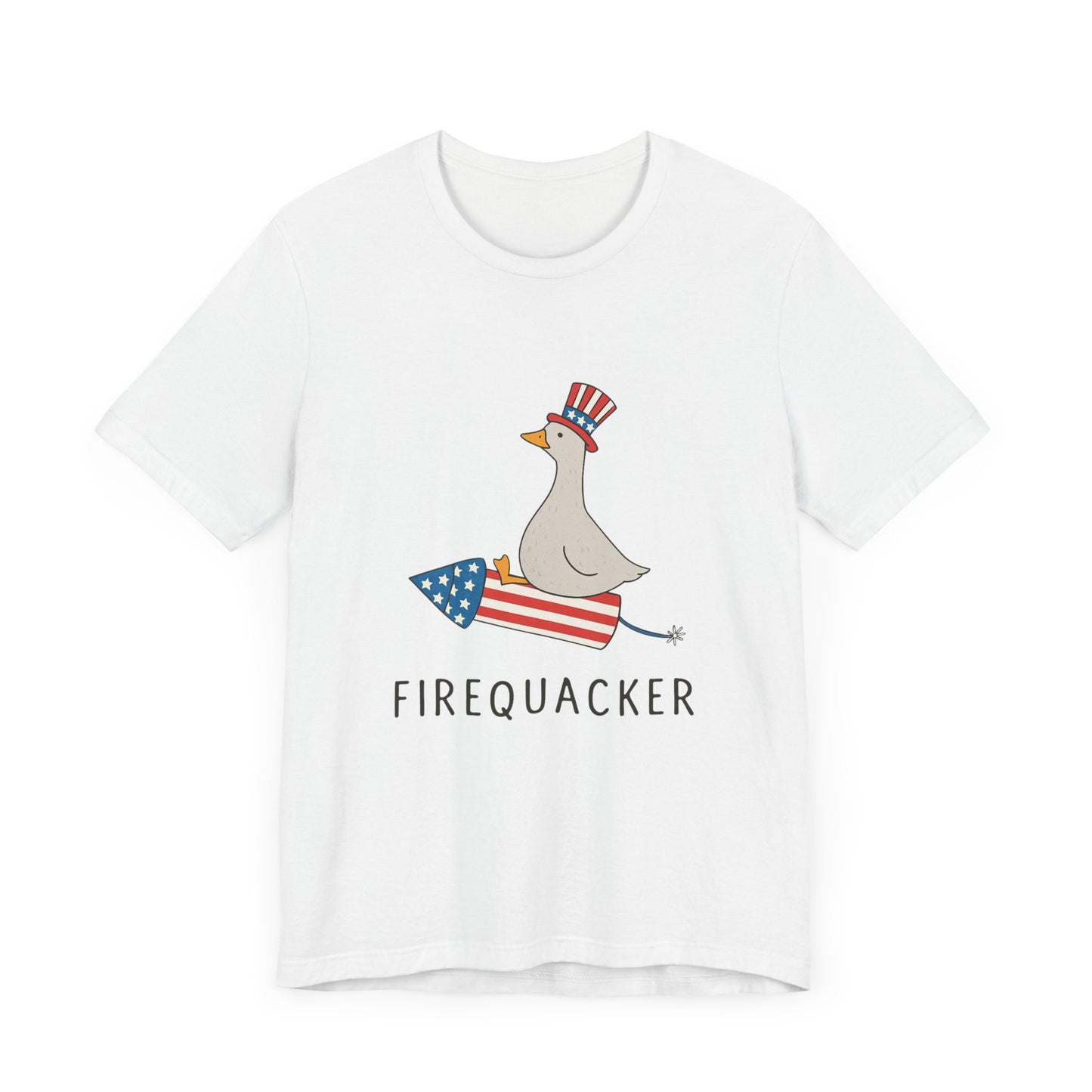 Firequacker Shirt, Funny Fourth Of July Shirt, Funny Goose Shirt - PopCultureByDesign36
