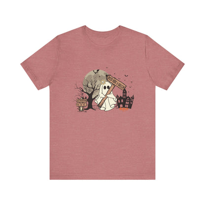 Funny Ghost Needing a Ride, Funny Ghost Shirt, Hitchhiking Ghost Shirt - PopCultureByDesign36