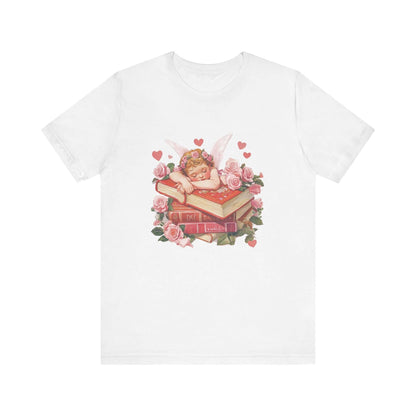 Reading Cupid Shirt, Funny Cupid Shirt, Cupid Love Shirt, Book Reader Shirt - PopCultureByDesign36