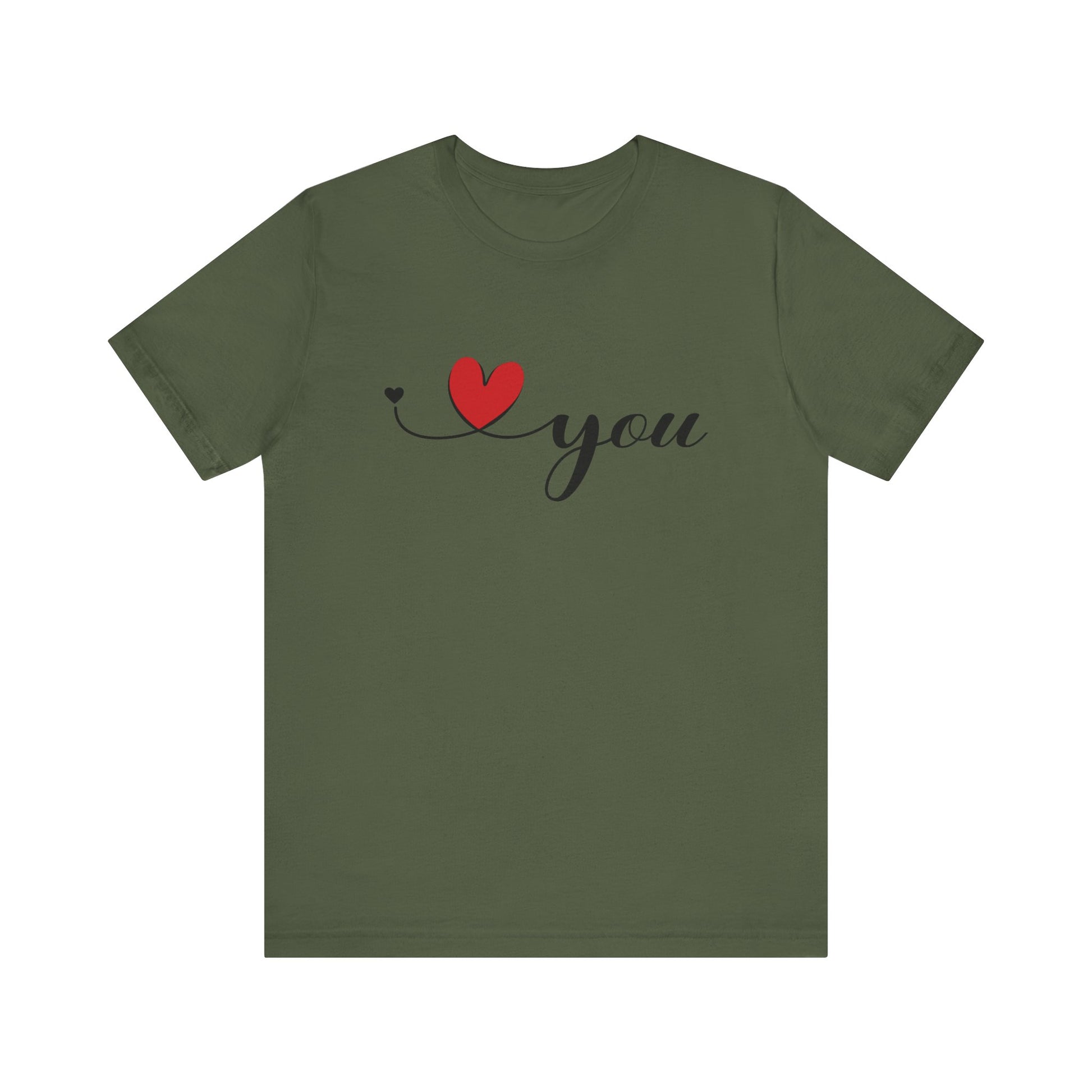 I Love You Shirt, Love Shirt, Valentines Day Shirt, I Love You Minimalist Shirt - PopCultureByDesign36