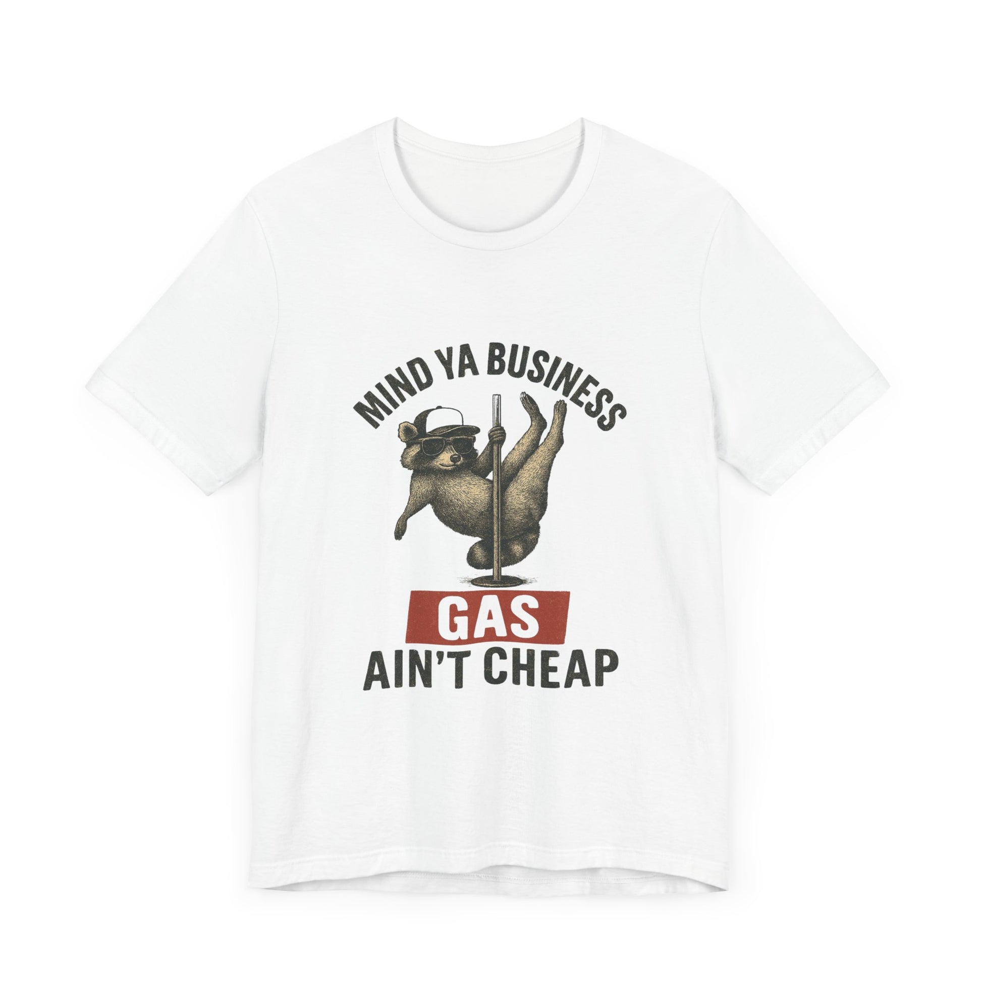 Funny Raccoon Pole Dancing Unisex Tee, Humorous Graphic Tee, - PopCultureByDesign36