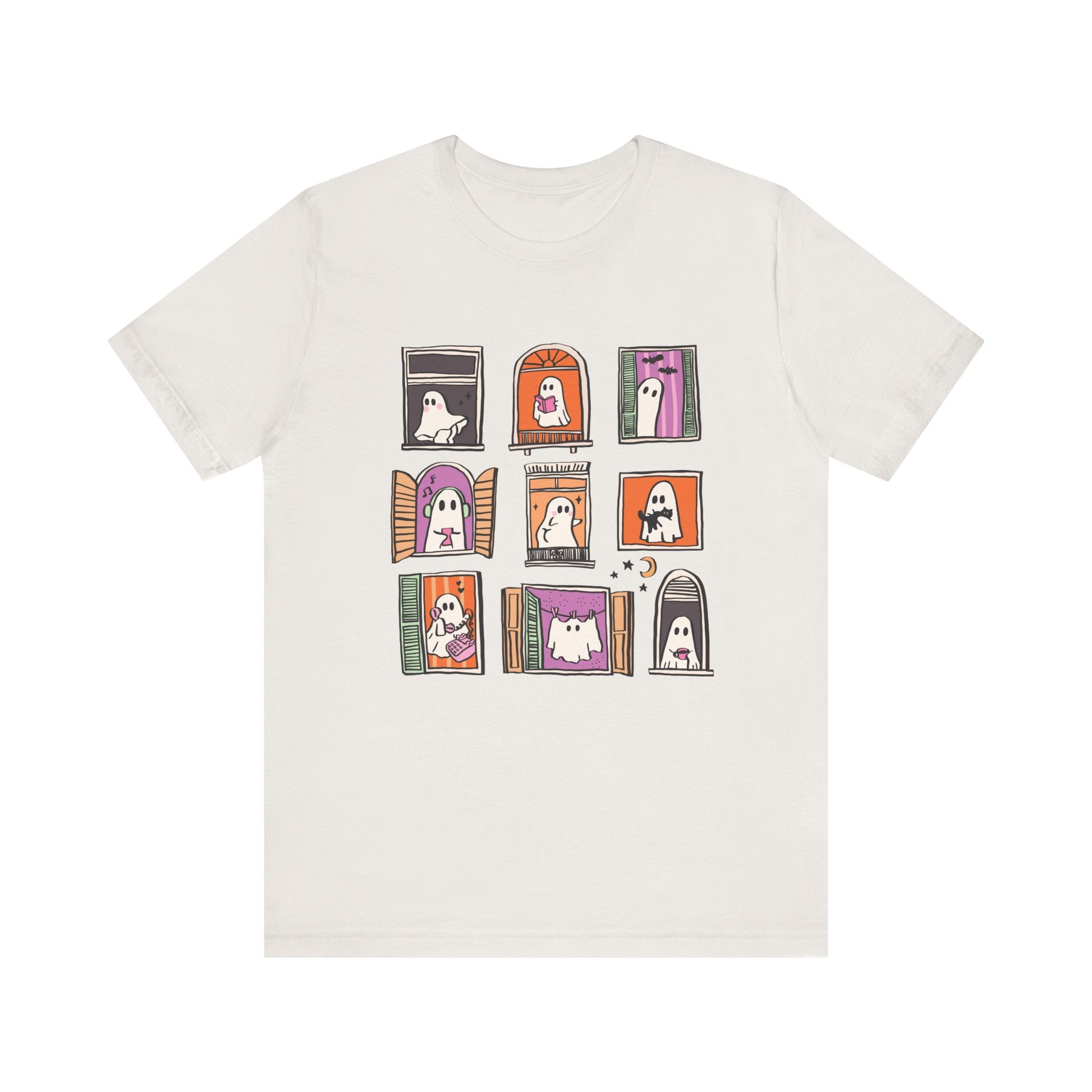 Ghostly Frames T-Shirt, Halloween Tee, Spooky Shirt - PopCultureByDesign36