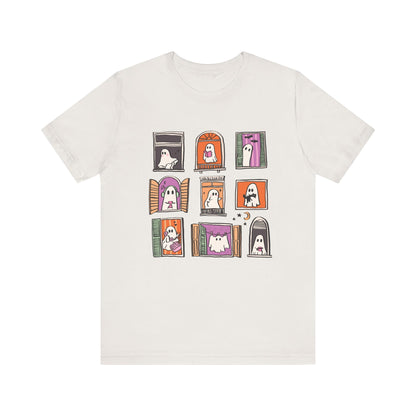 Ghostly Frames T-Shirt, Halloween Tee, Spooky Shirt - PopCultureByDesign36