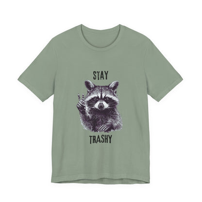 Stay Trashy Raccoon Shirt, Raccoon Shirt Funny, Cool Vintage Style Raccoon Shirt - PopCultureByDesign36