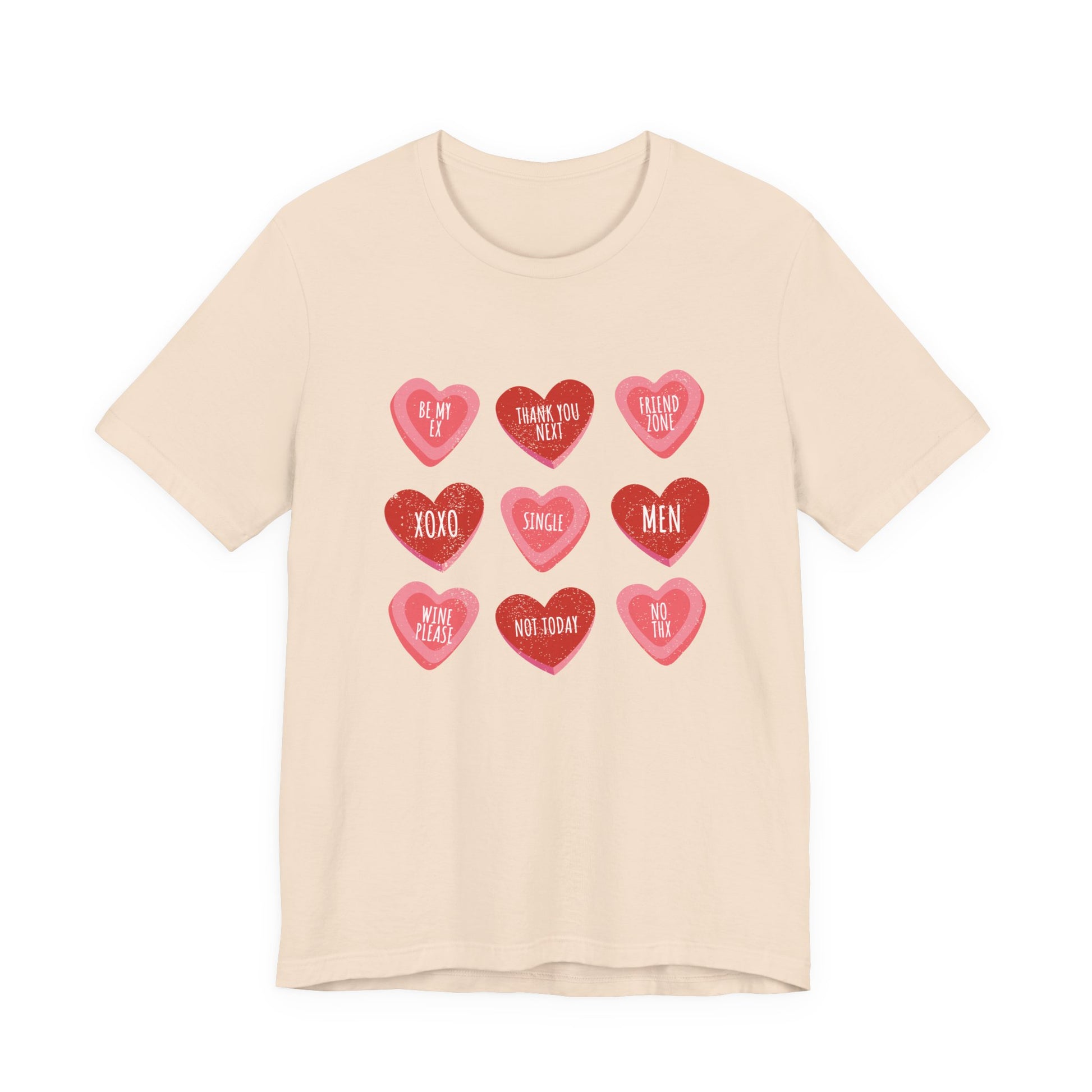 Candy Heart Shirt, Valentine's Day Gift, Conversation Hearts Shirt - PopCultureByDesign36
