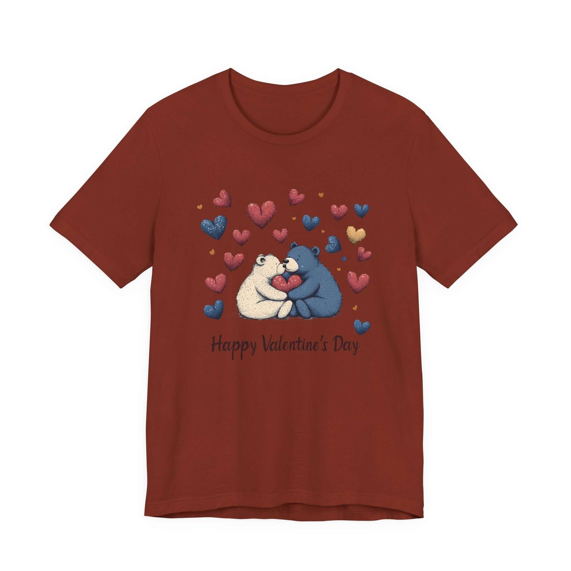 Bear Valentine Shirt, Cute Bear Shirt, Teddy Bear Shirt, Heart Valentine Shirt - PopCultureByDesign36
