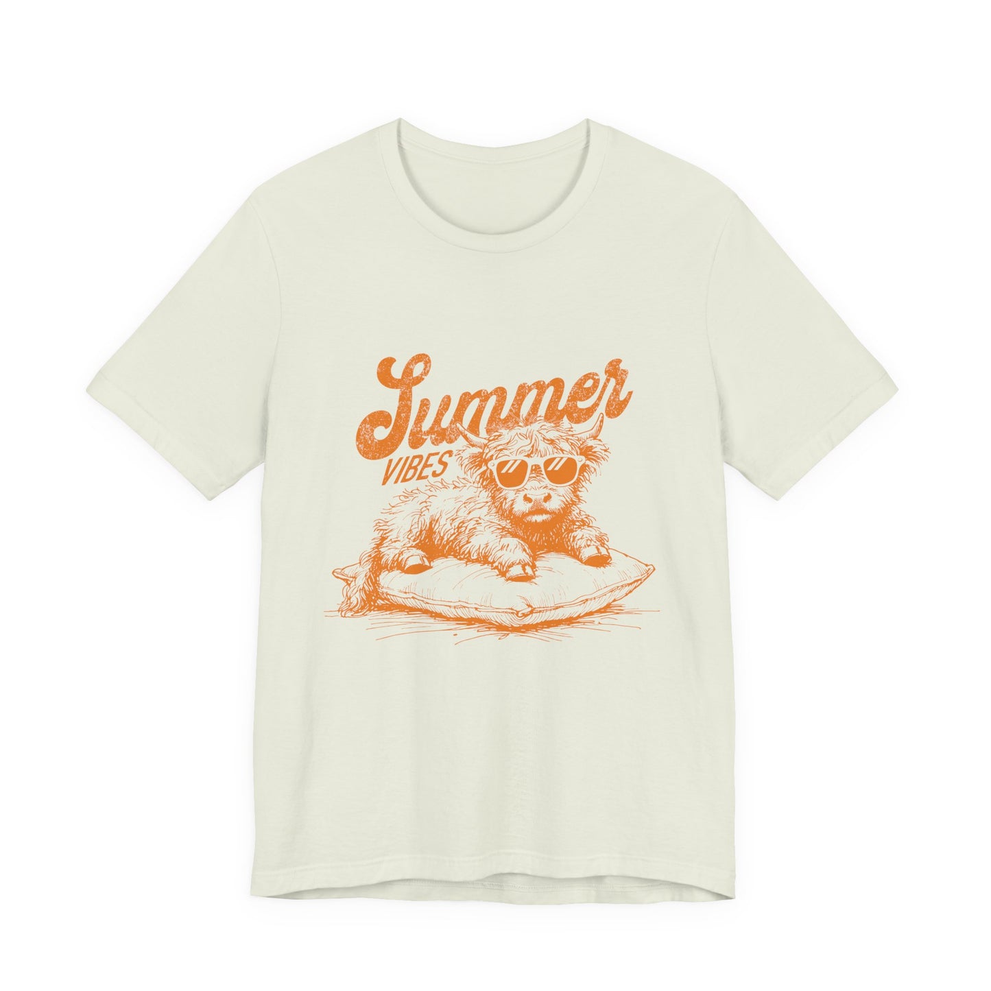 Summer Vibes Highland Cow Shirt, Western Shirt, Cow Shirt - PopCultureByDesign36