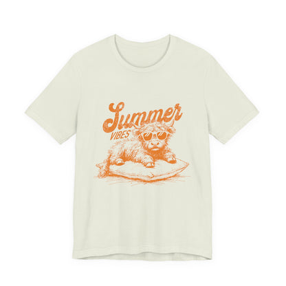 Summer Vibes Highland Cow Shirt, Western Shirt, Cow Shirt - PopCultureByDesign36