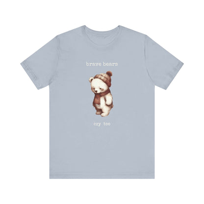 Brave Bears Cry Too Shirt, Vintage Bear Shirt, My tummy Hurts Shirt - PopCultureByDesign36