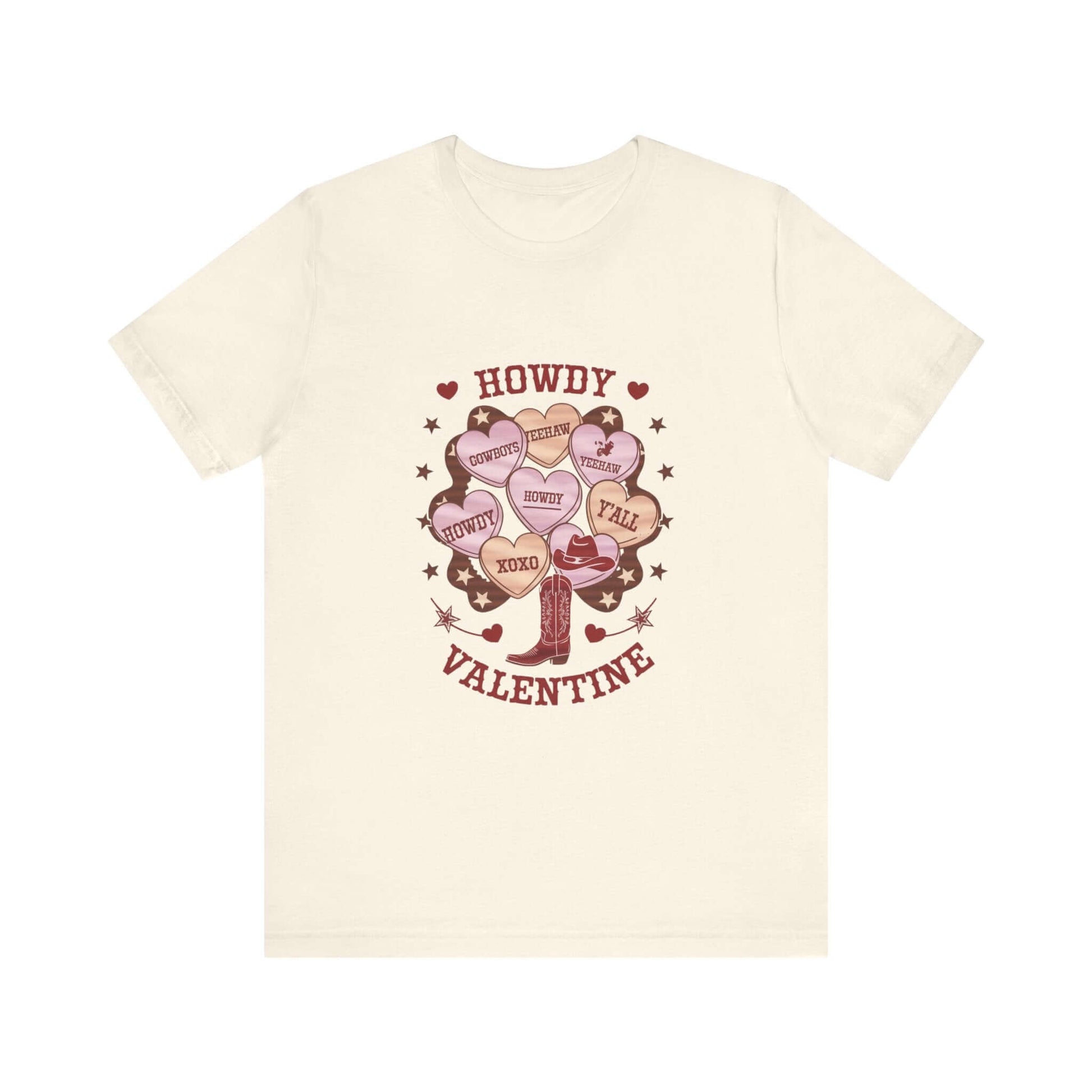 Candy Heart Shirt, Valentine's Day Gift, Country Conversation Hearts Shirt - PopCultureByDesign36