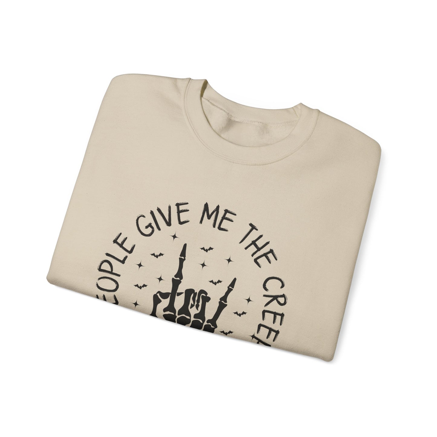 The Creeps Sweatshirt, Skeleton Hands Shirt, Skull Halloween Sweatshirt - PopCultureByDesign36