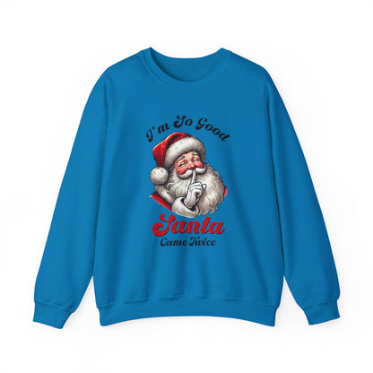Funny Santa Sweatshirt, Women Ugly Christmas Sweatshirt, Holiday Sweatshirt - PopCultureByDesign36