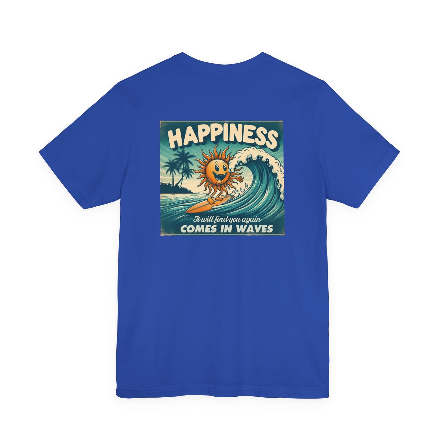 Happiness Comes In Waves shirt, Summer shirt, Surfing shirt, Surfer Gift - PopCultureByDesign36