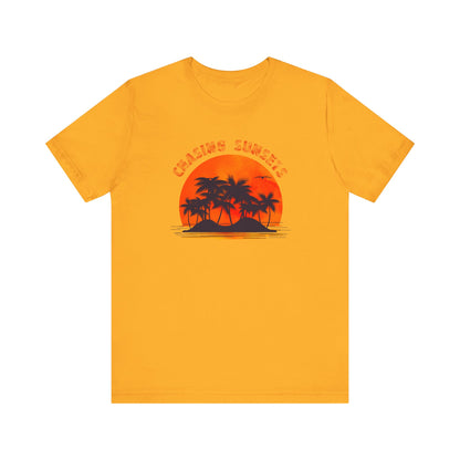 Vintage Palm Tree Shirt, Chasing Sunsets T-Shirt, Nature Shirt, Palm Beach Shirt - PopCultureByDesign36