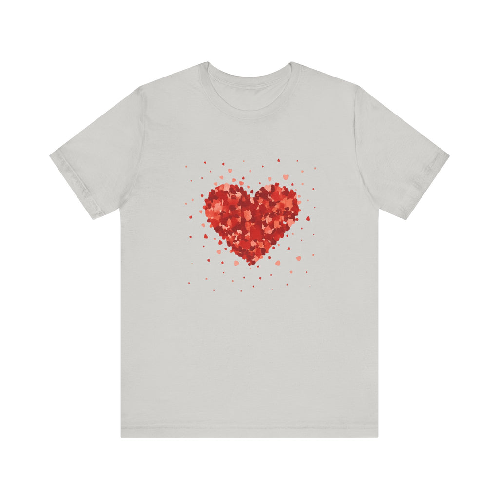 Valentine Watercolor Heart Tee — Love Graphic T-Shirt by PopCultureByDesign36